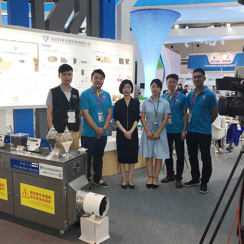 CCTV在第十六届国际环保展会现场对深圳科莱进行了专访